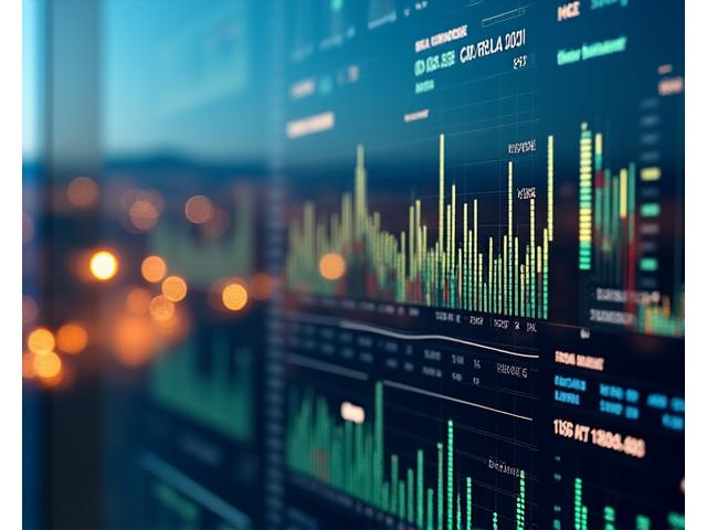 Gráfico financiero interactivo mostrando rendimientos de cartera superando índices de mercado