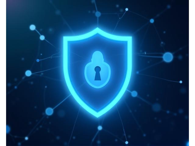 Representación de un escudo digital protegiendo un perfil en línea, simbolizando la salvaguarda de la reputación y la privacidad