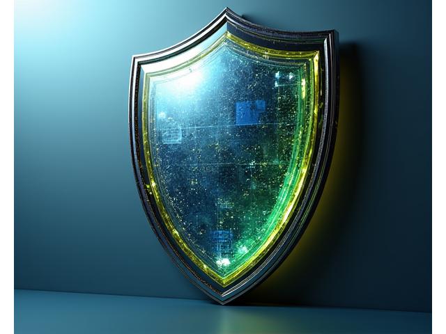 Un escudo estilizado con elementos financieros, simbolizando la protección patrimonial y la seguridad de los activos.
